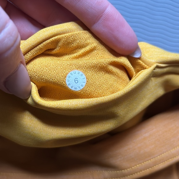 Lululemon Early Extension High-Rise Tight - Heathered Fools Gold/Honey Lemon - Picture 8 of 10